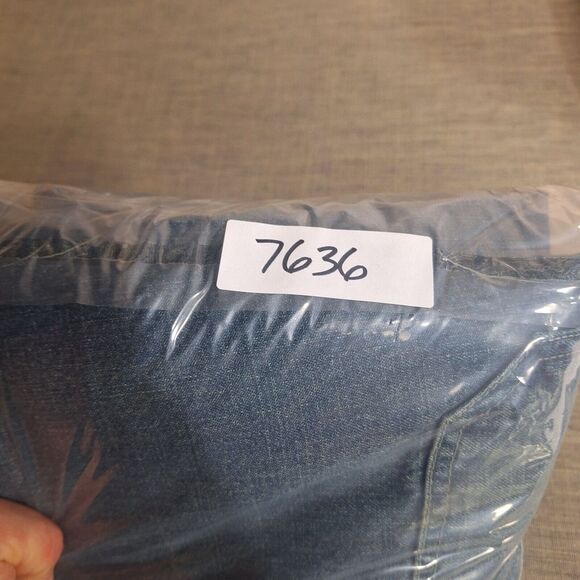 Vintage Bugle Boy Baggy Jeans Mens 34x34 Blue double knee carpenter utility Rare - Picture 10 of 10